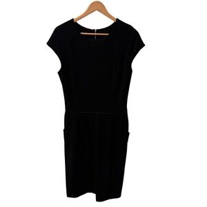 Lafayette 148 Women's Black Ponte Dress Size 10